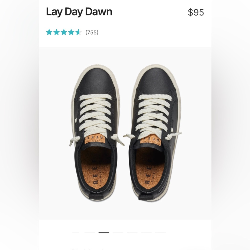 Reef Black Sneakers